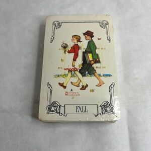 Trump Casino Norman Rockwell "Fall" Playing Cards (New in Plastic)